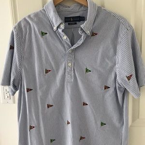 Nautical Knit Oxford  Polo